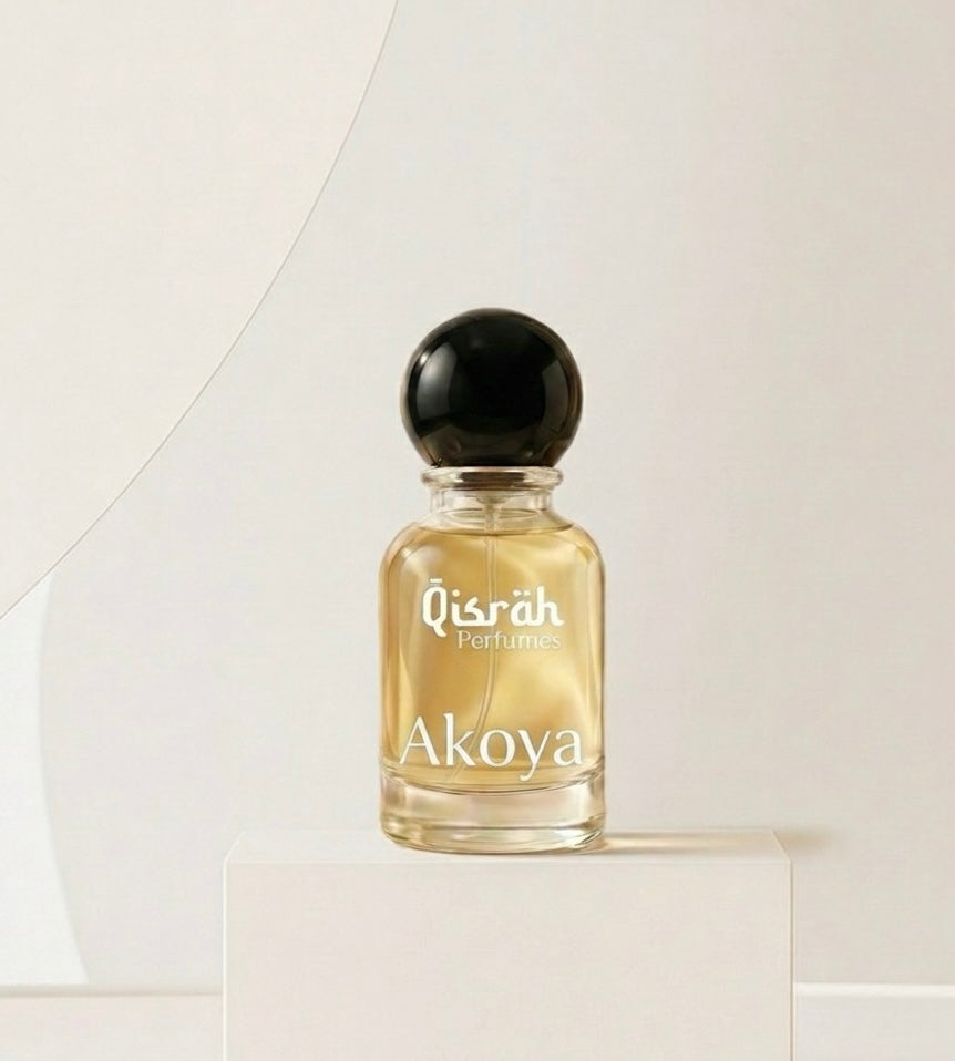 Akoya Perfume for Men & Women – Long-Lasting Caramel & Raspberry Fragrance - 30ml